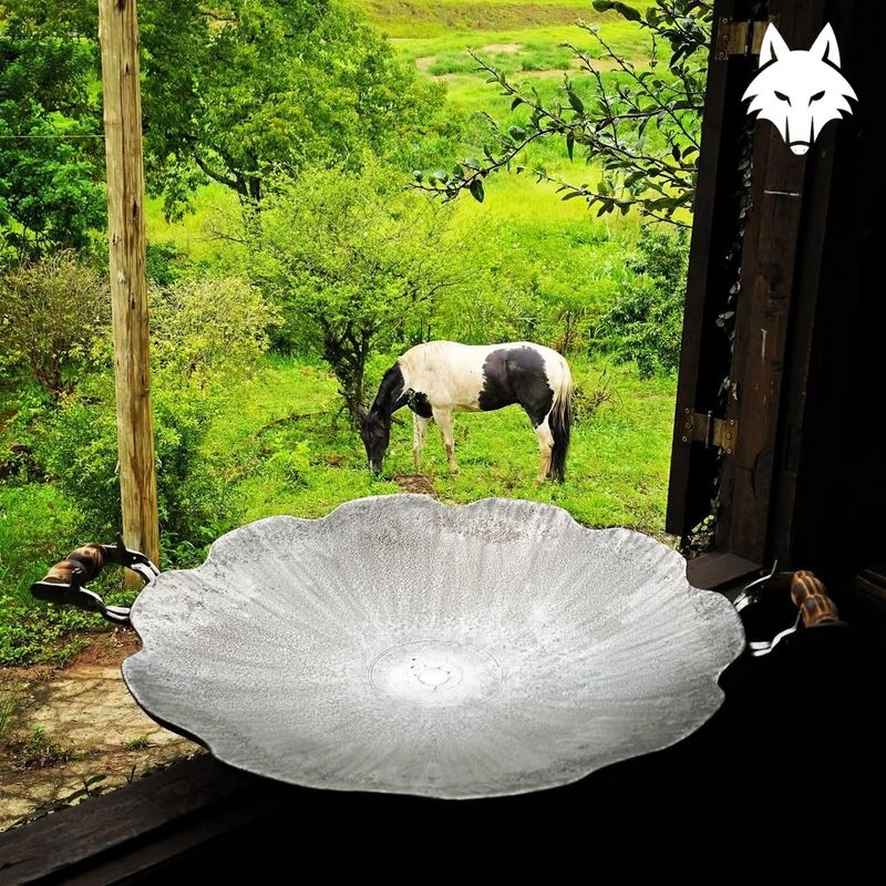 Disco de Arado com Suporte de Parede - 80CM