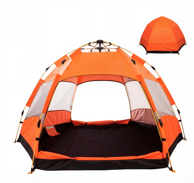 Barraca Camping Praia Viagem Acampamento 4 A 6 Pessoas com Capa